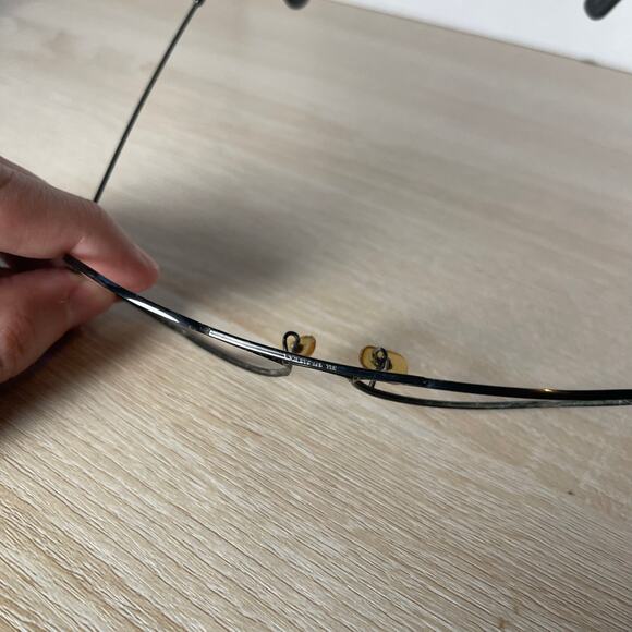 Vintage B&L Ray-Ban Aviator Black Metal Frames Only 58-14 - Picture 11 of 12